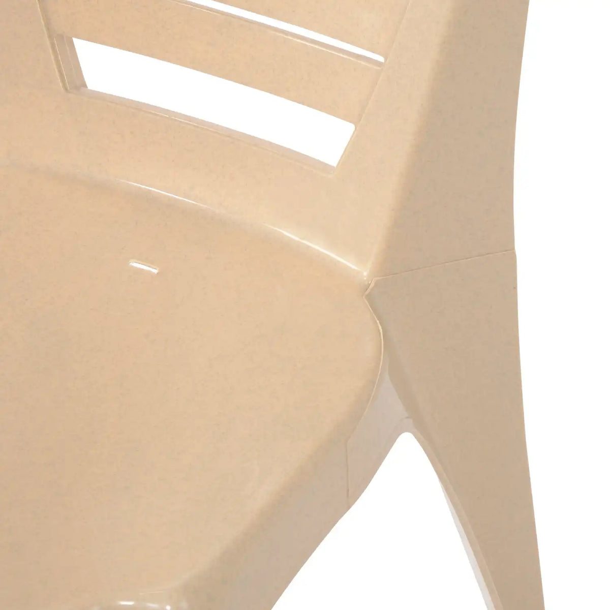 Nilkamal CHR4025 Plastic Armless Chair (Marble Beige)